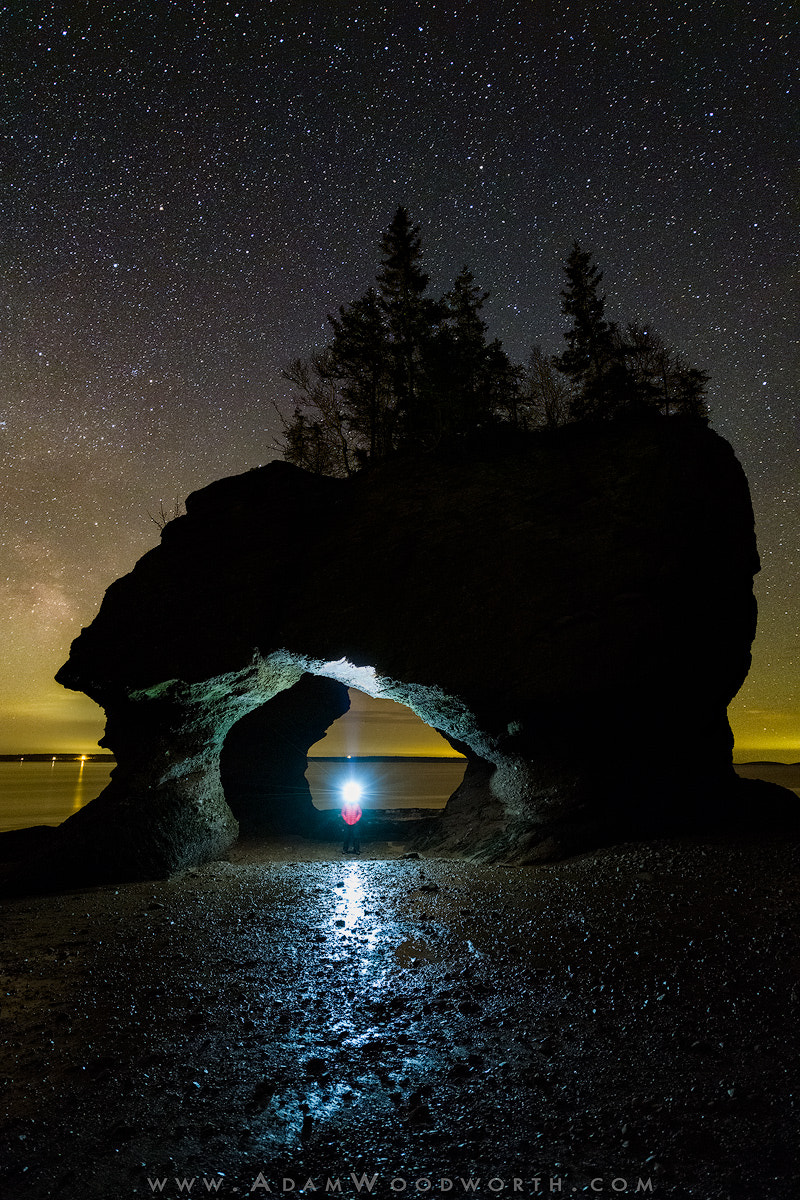Nikon D810A sample photo. Alone under lover's arch photography