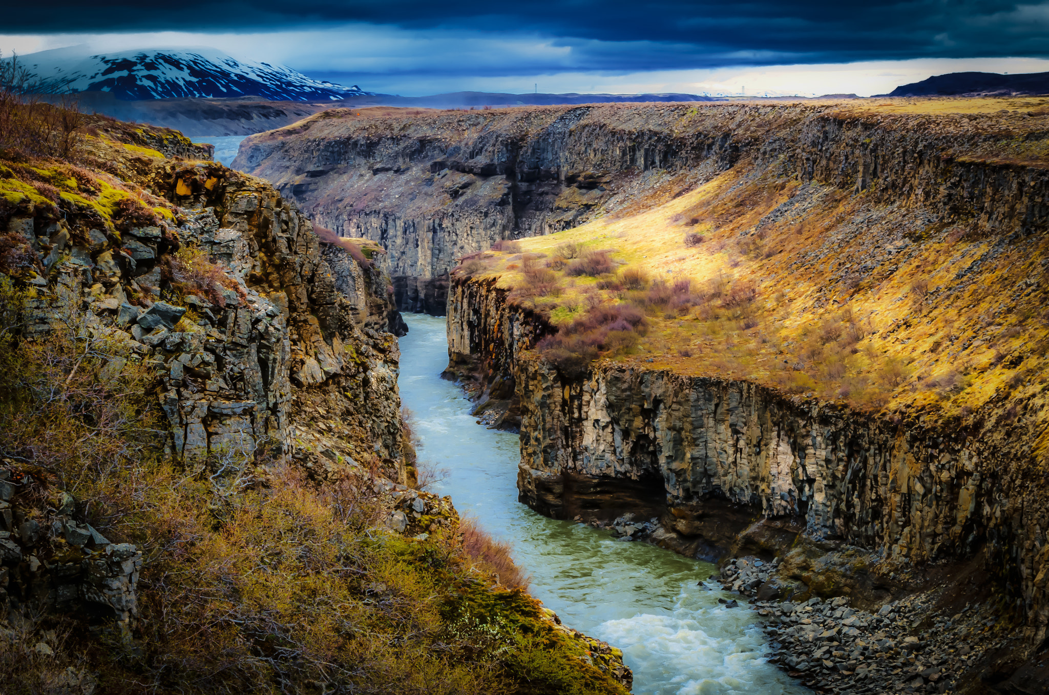 Pentax K-50 sample photo. River in canyon photography
