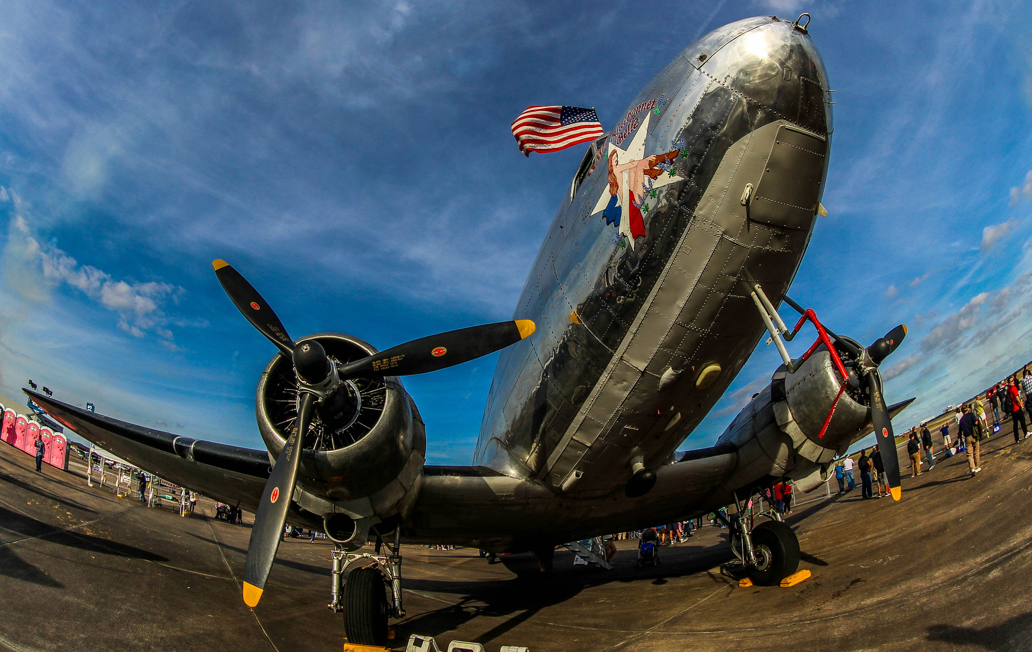 Canon EF 8-15mm F4L Fisheye USM sample photo. Air show houston texas photography