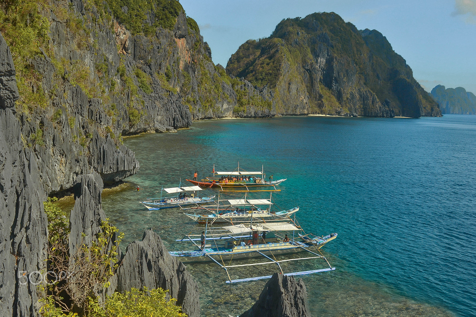 Sigma 24-70mm F2.8 EX DG HSM sample photo. El nido coast line photography