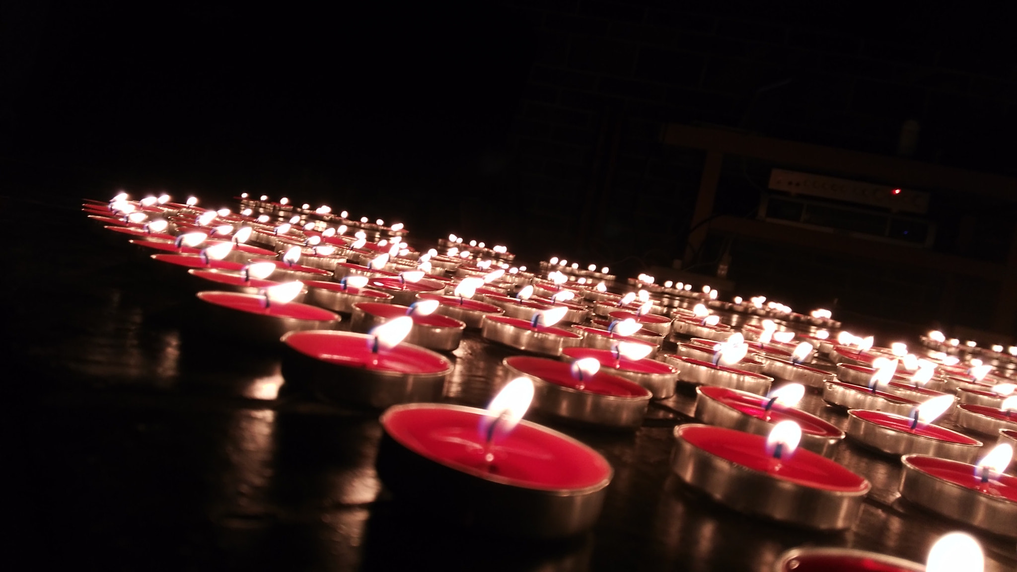 HUAWEI Honor 7i sample photo. The romantic candles  photography