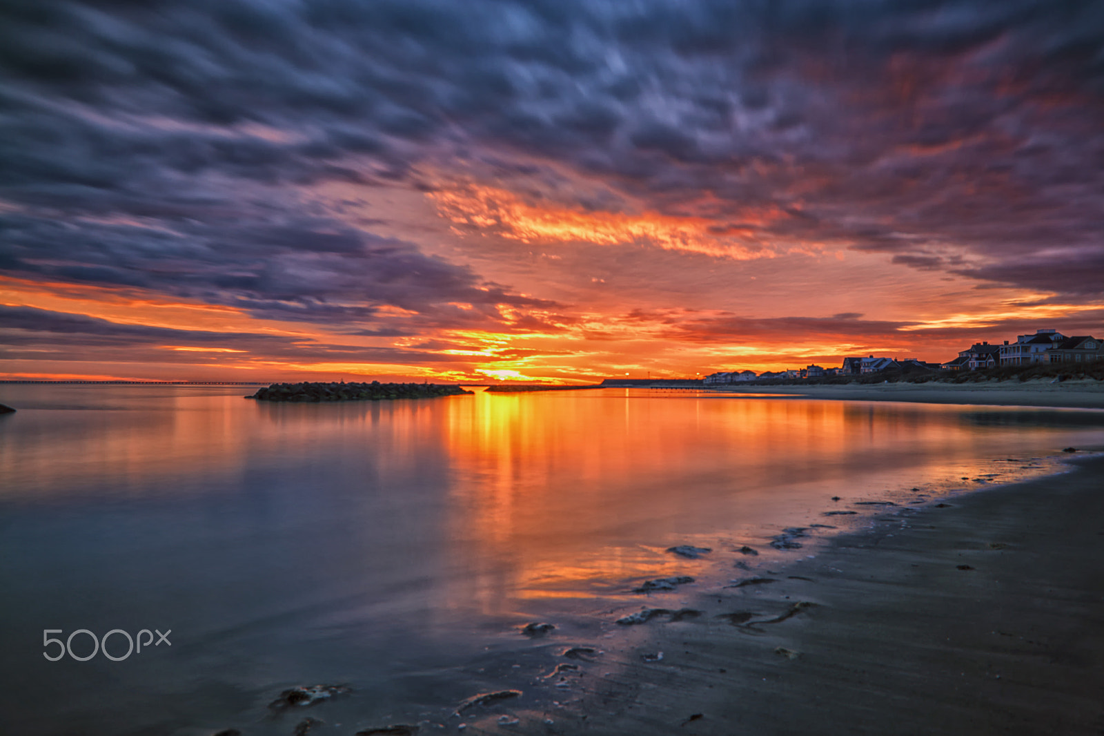 Sigma 18-50mm F2.8-4.5 DC OS HSM sample photo. Chesapeake bay dawn photography