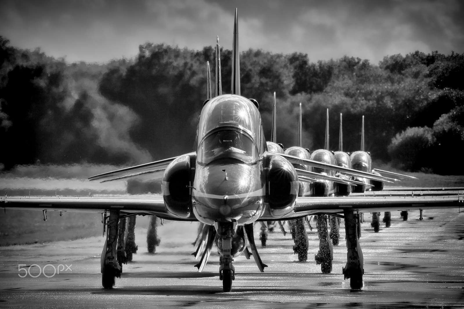 Sigma 120-300mm F2.8 EX DG HSM sample photo. The royal air force aerobatic team, the red arrows photography