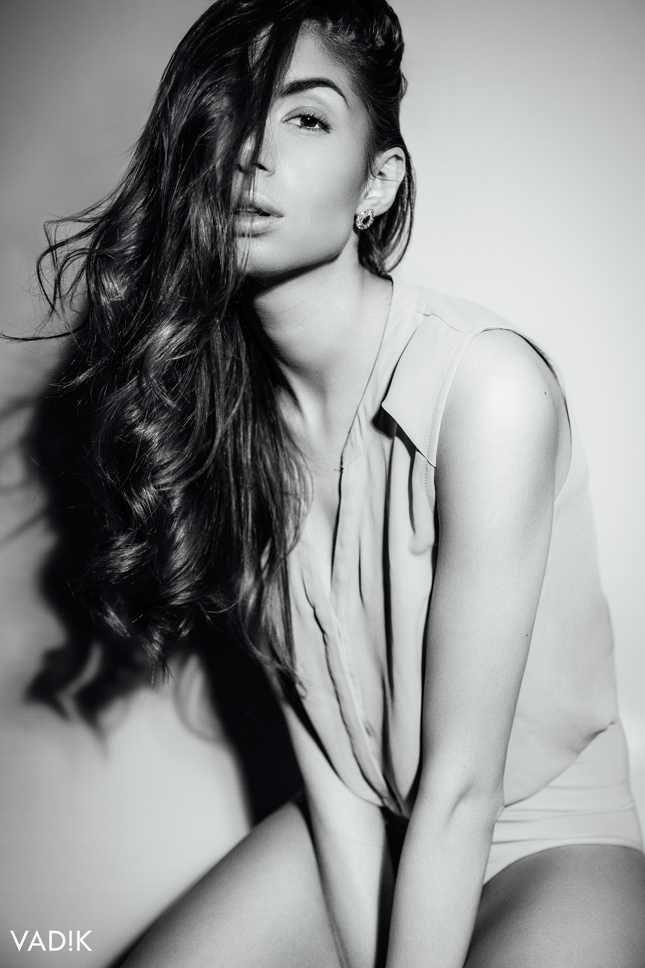 Canon EOS-1Ds Mark III sample photo. Pam @ my wall bw 2 photography
