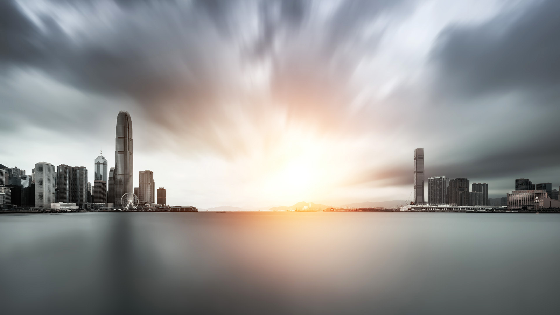 Sony a7R + Canon TS-E 17mm F4L Tilt-Shift sample photo. Hong kong sky photography