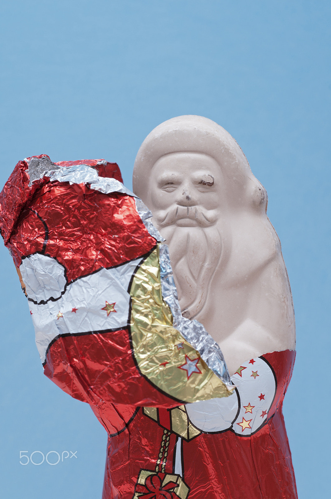 Nikon D300 + AF Micro-Nikkor 60mm f/2.8 sample photo. Chocolate santa claus photography