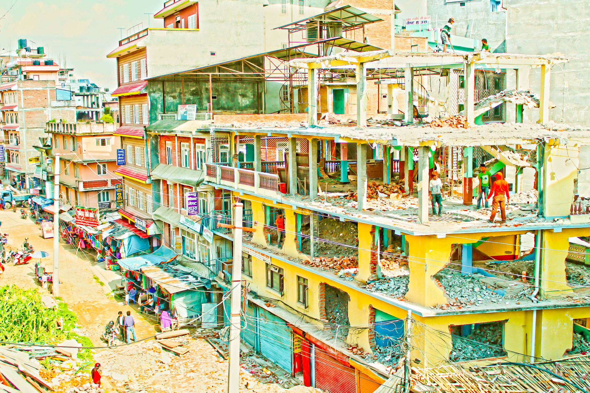 Canon EOS 1100D (EOS Rebel T3 / EOS Kiss X50) sample photo. Nepal kathmandu after the earthquake photography