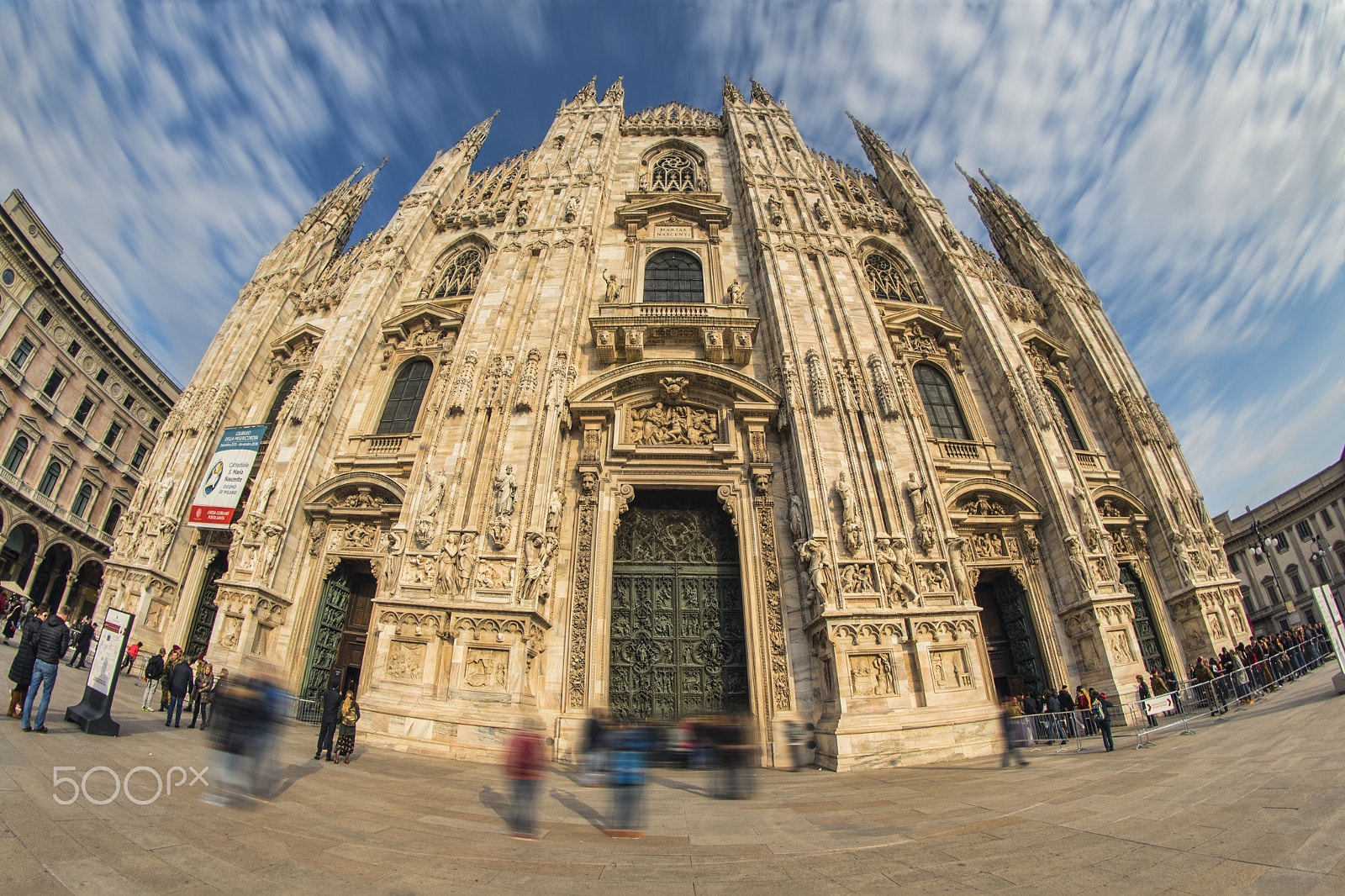 Nikon D750 + Samyang 8mm F3.5 Aspherical IF MC Fisheye sample photo. Milan cathedral photography