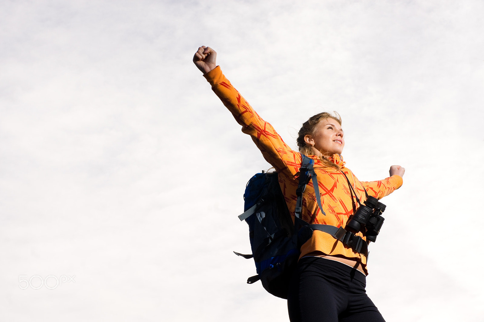 Sony Alpha DSLR-A550 + Sony 50mm F1.4 sample photo. Beautiful young woman on mountain top photography