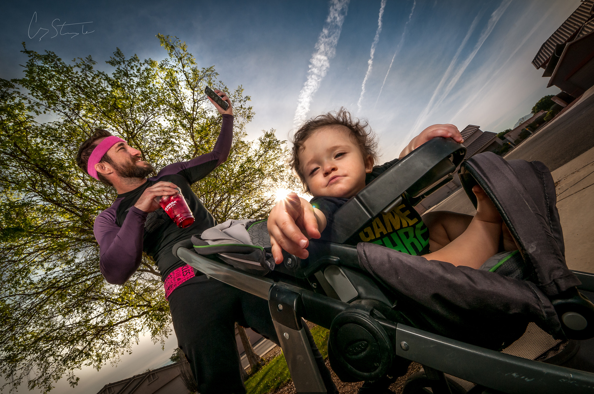 Sigma 8-16mm F4.5-5.6 DC HSM sample photo. Stay at home dad photo series-time for a walk photography
