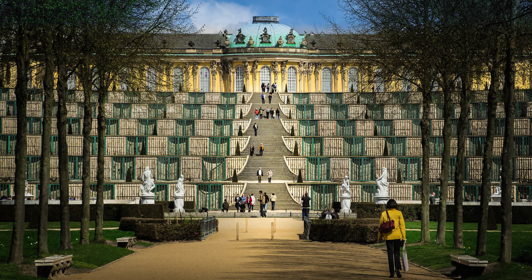 Sony E 18-200mm F3.5-6.3 OSS sample photo. Sanssouci palace, potsdam germany photography