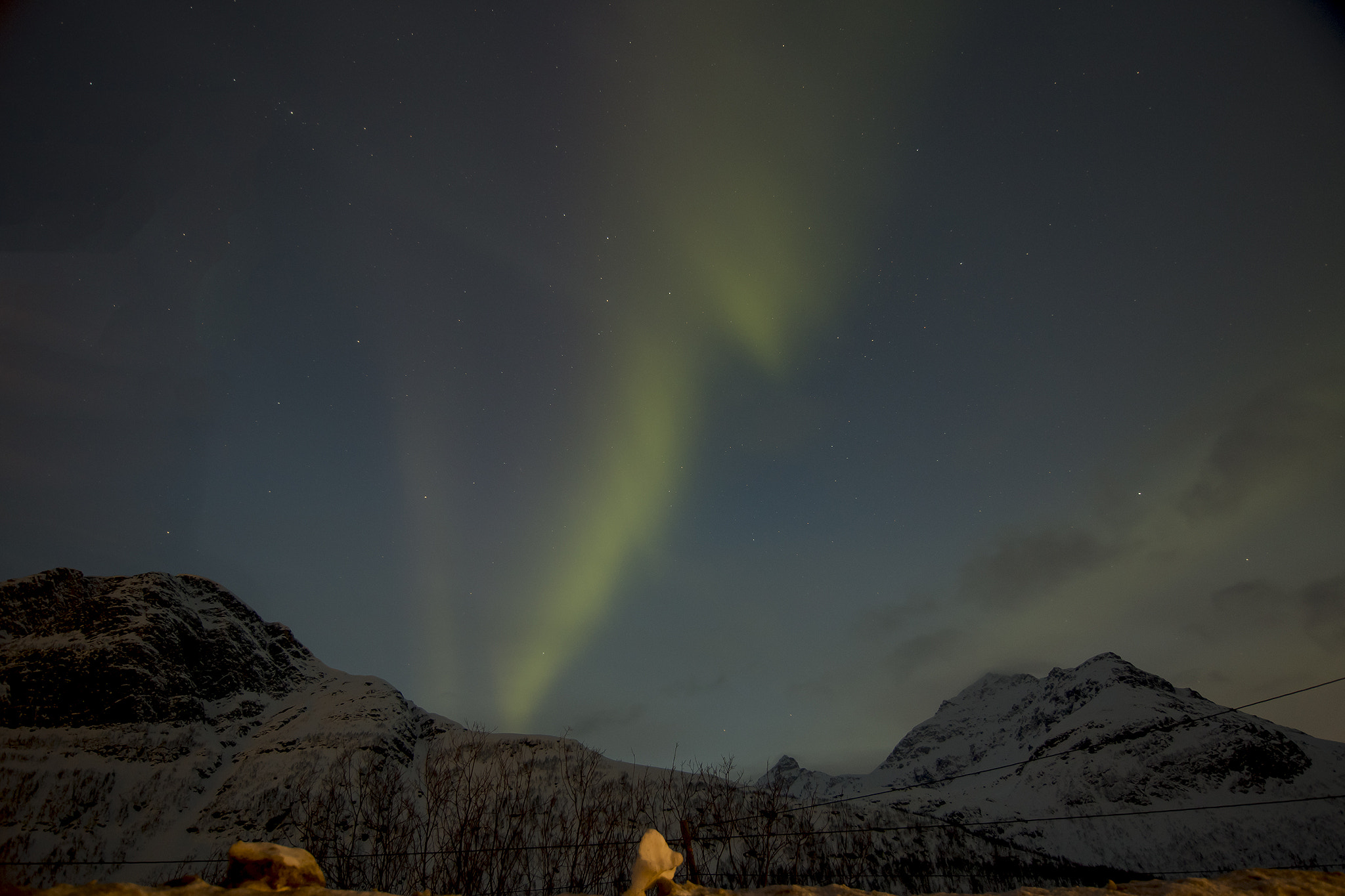 Canon EOS 6D sample photo. The northern lights photography