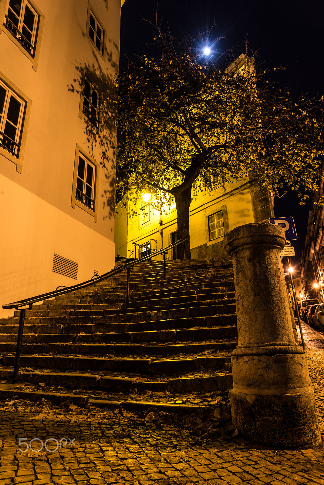 Nikon D600 sample photo. Lisbon night photography