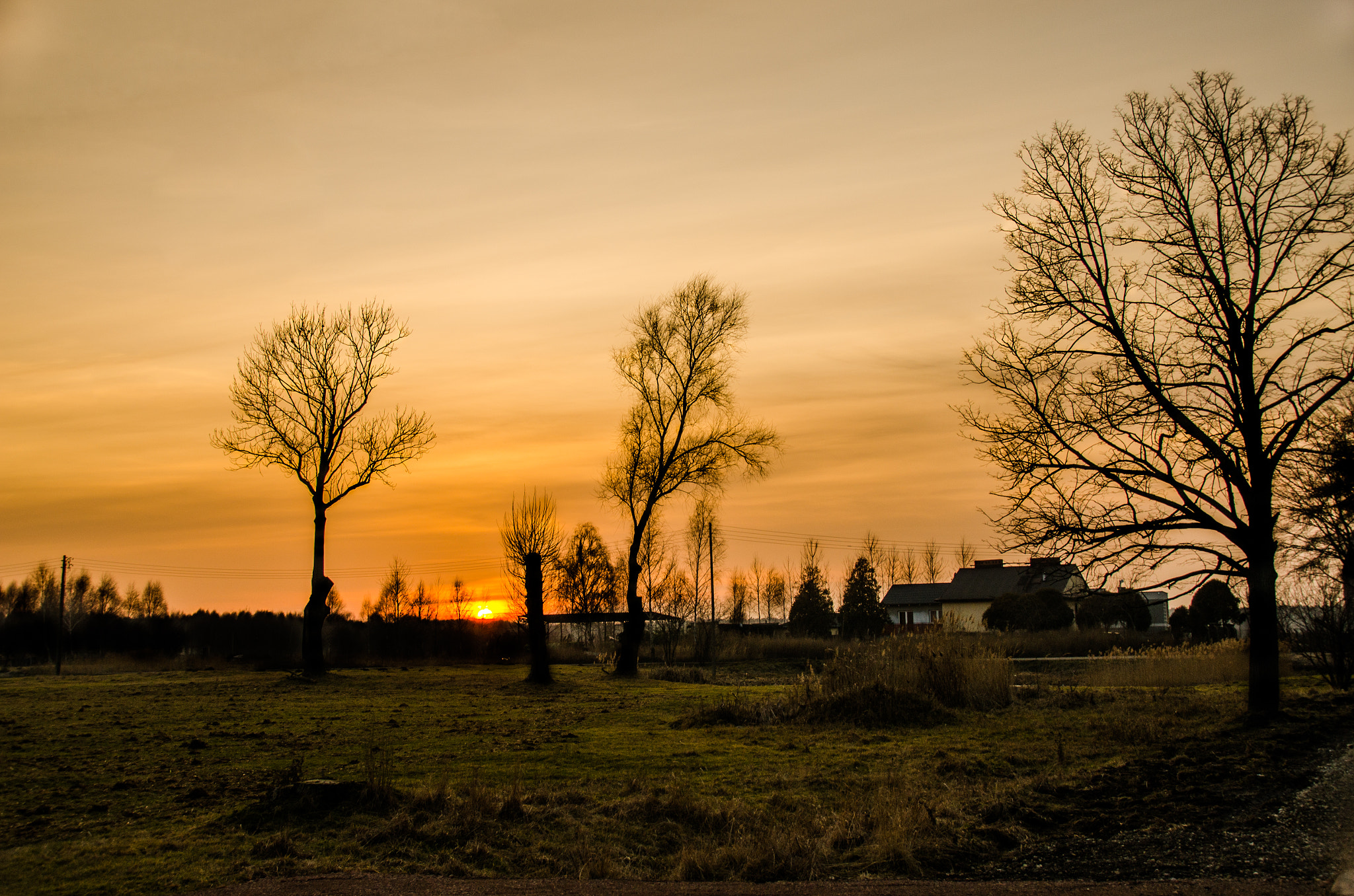 Nikon D7000 + Nikon PC-E Nikkor 24mm F3.5D ED Tilt-Shift sample photo. Sunset-poland photography