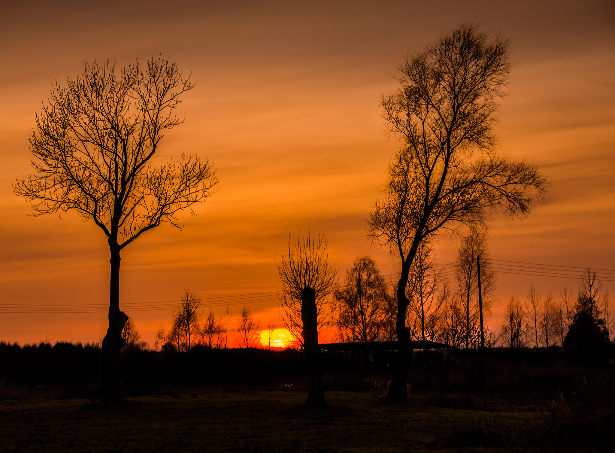 Nikon D7000 + Nikon PC-E Nikkor 24mm F3.5D ED Tilt-Shift sample photo. Sunset-poland photography