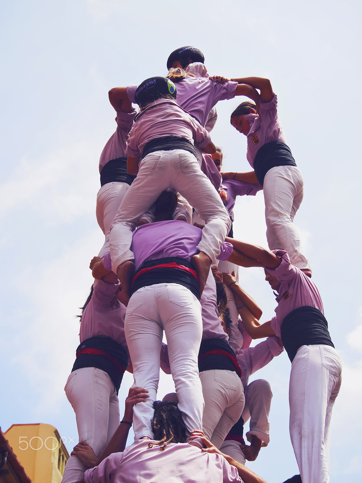 Olympus PEN E-PL2 sample photo. Castells in terrassa photography