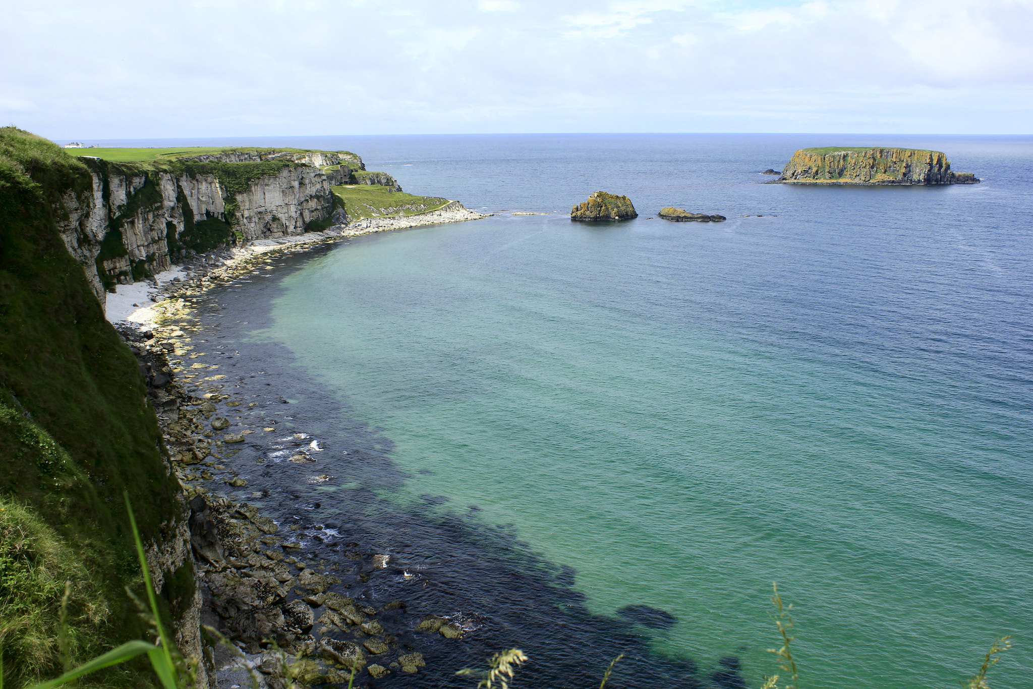 Canon EF-S 18-55mm F3.5-5.6 IS sample photo. Northern ireland coatline photography