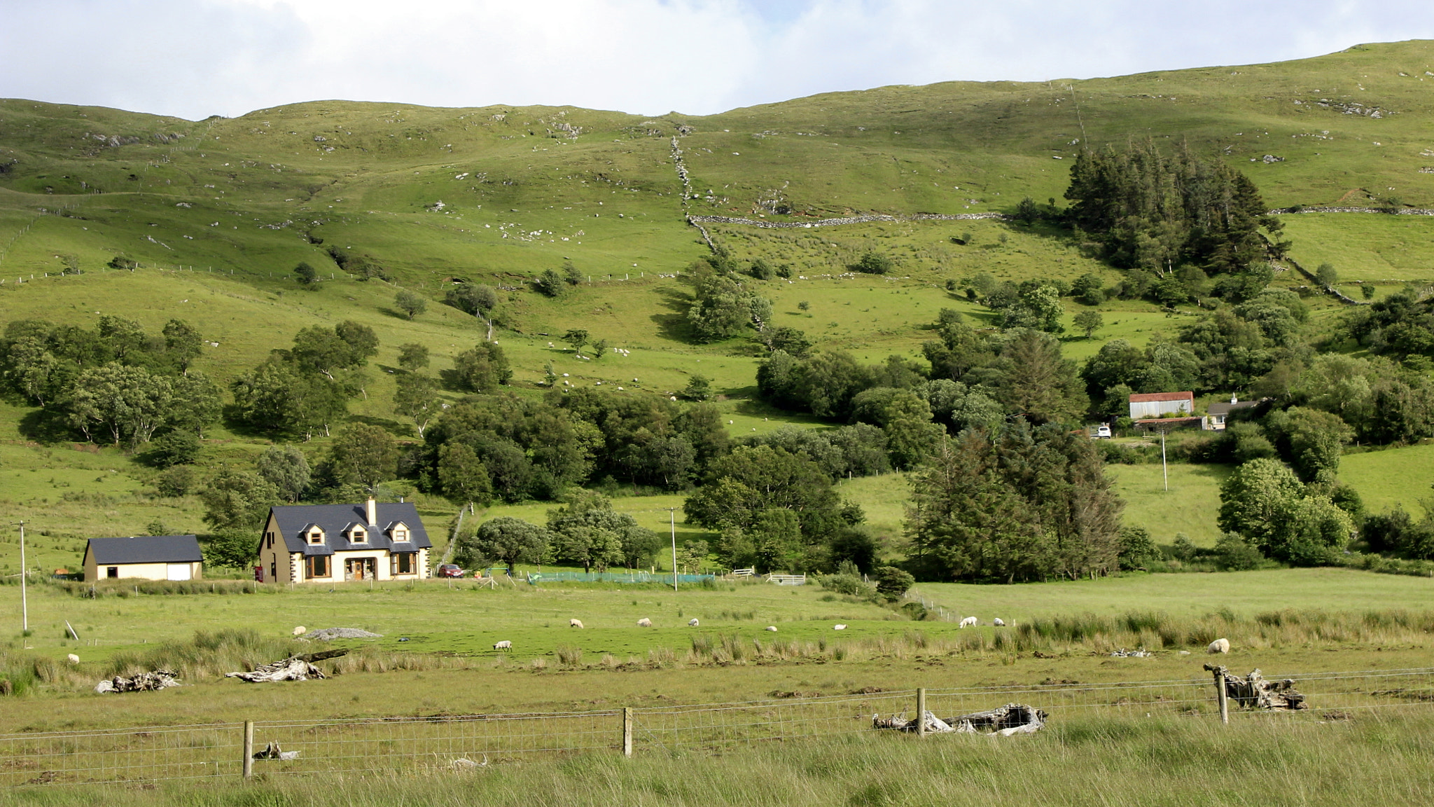 Canon EOS 550D (EOS Rebel T2i / EOS Kiss X4) + Canon EF-S 18-55mm F3.5-5.6 IS sample photo. A lovely country home ireland photography