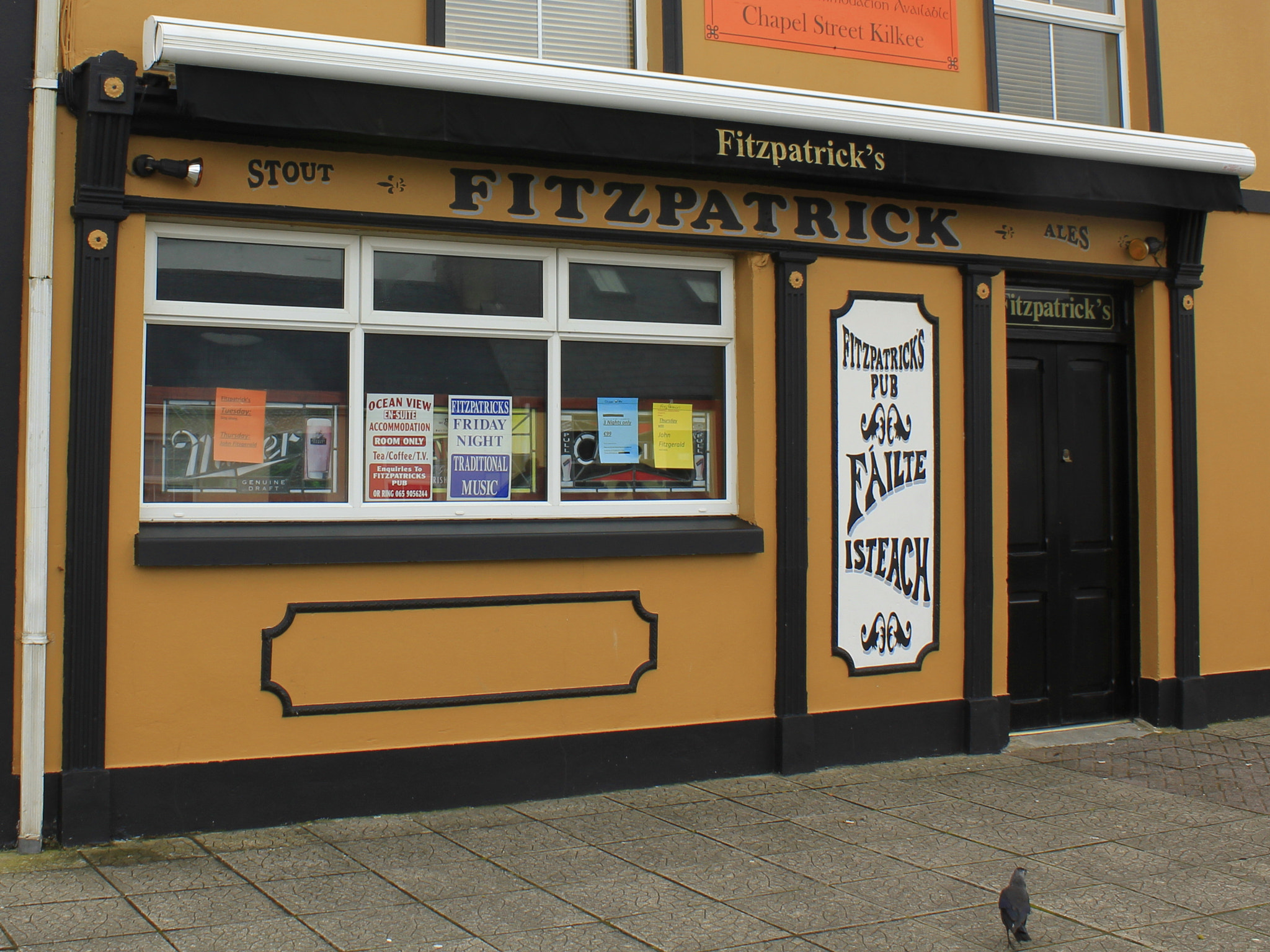 Canon EOS 550D (EOS Rebel T2i / EOS Kiss X4) + Canon EF-S 18-55mm F3.5-5.6 IS sample photo. Fitzpatricks pub kilkee ireland photography