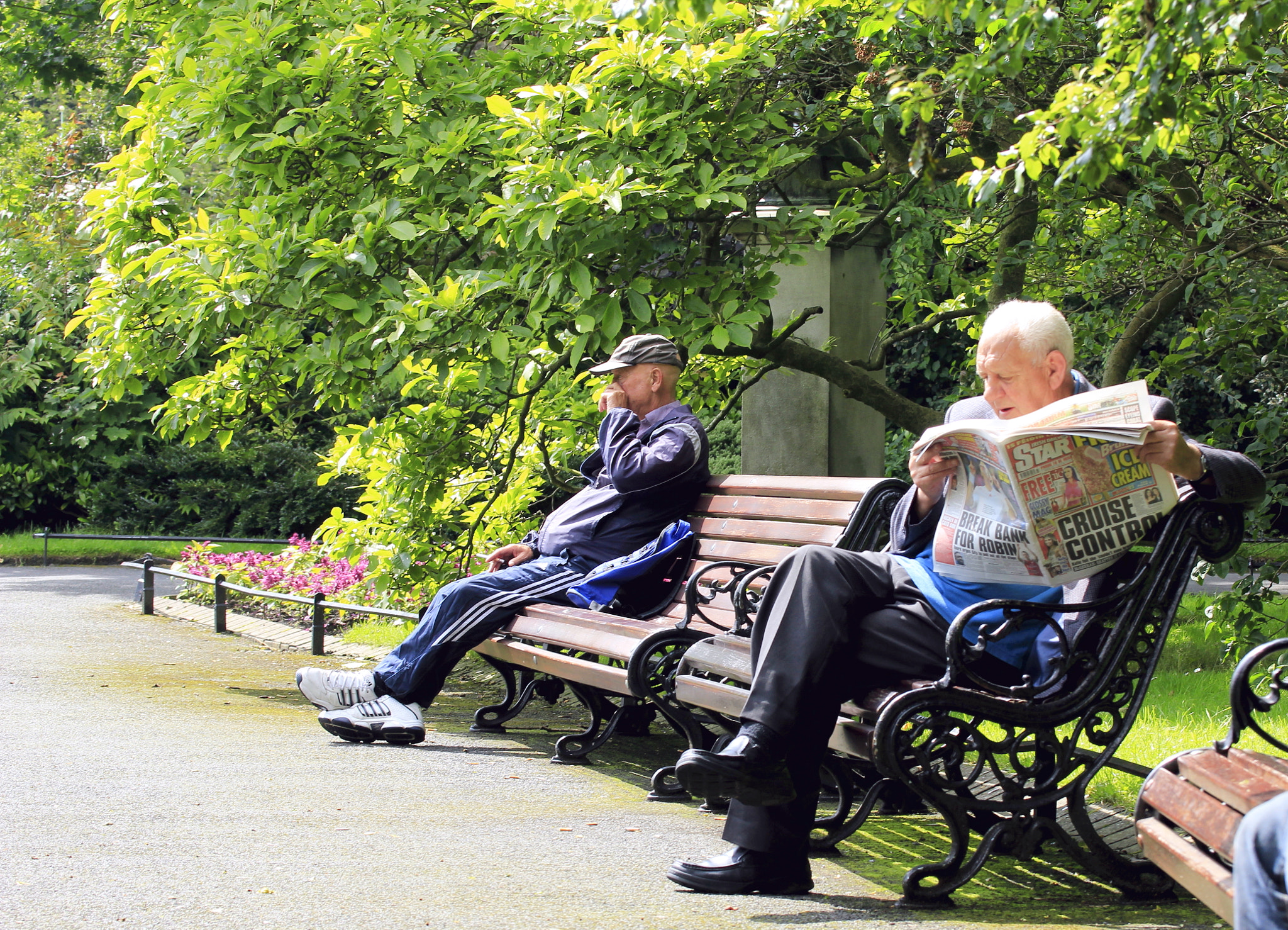 Canon EOS 550D (EOS Rebel T2i / EOS Kiss X4) sample photo. St stevens green bench warmers photography