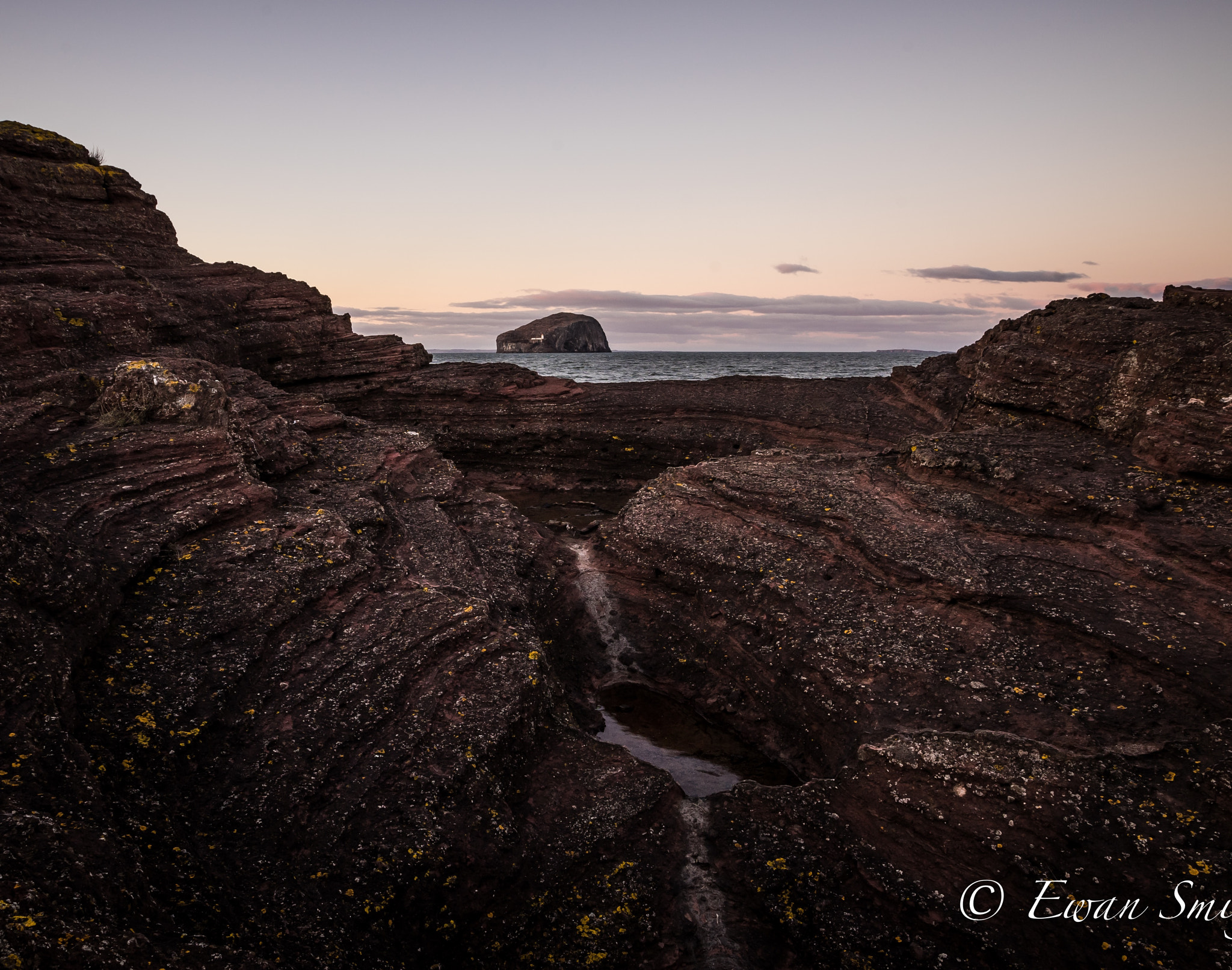 Sony a7 II + Canon EF 17-40mm F4L USM sample photo. Bass rock photography