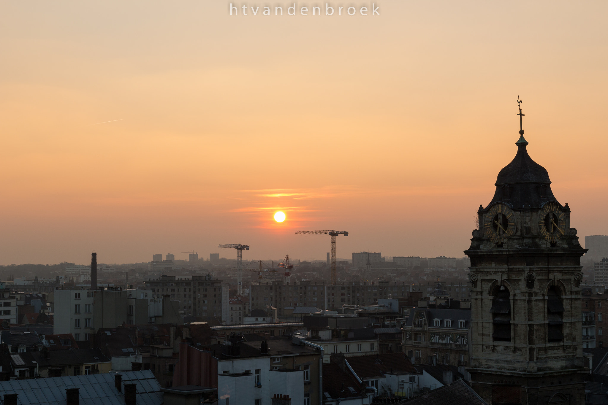 Sigma 17-70mm F2.8-4 DC Macro OS HSM sample photo. Brussels sunset photography