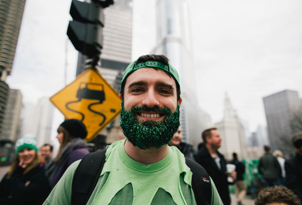 St Patrick's Day beard by Caleb Zahm on 500px.com