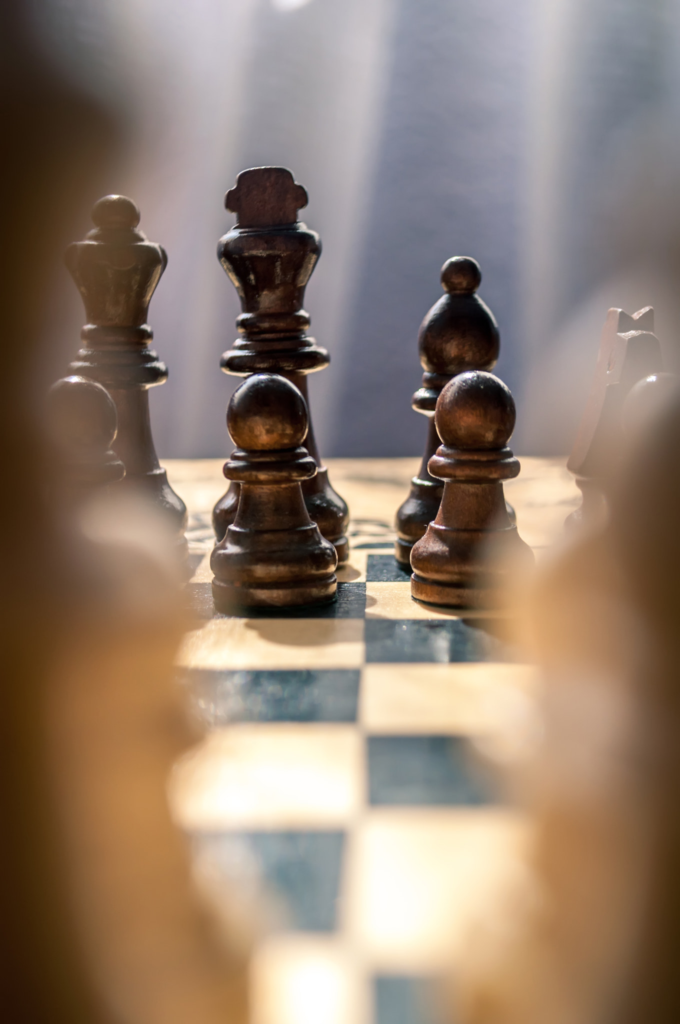 wooden chess