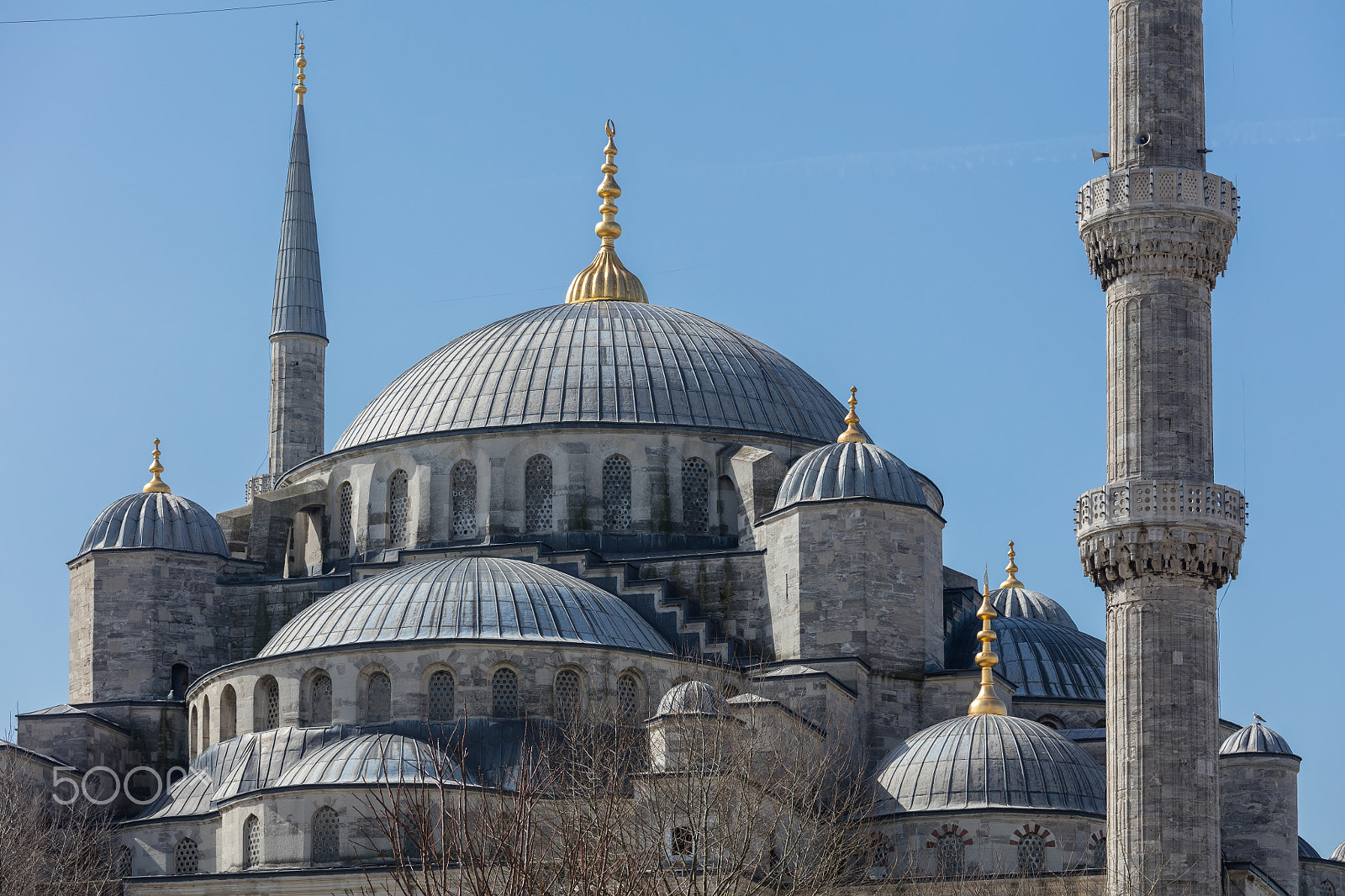 Canon EF 70-200mm F4L IS USM sample photo. Blue mosque at blue sky photography