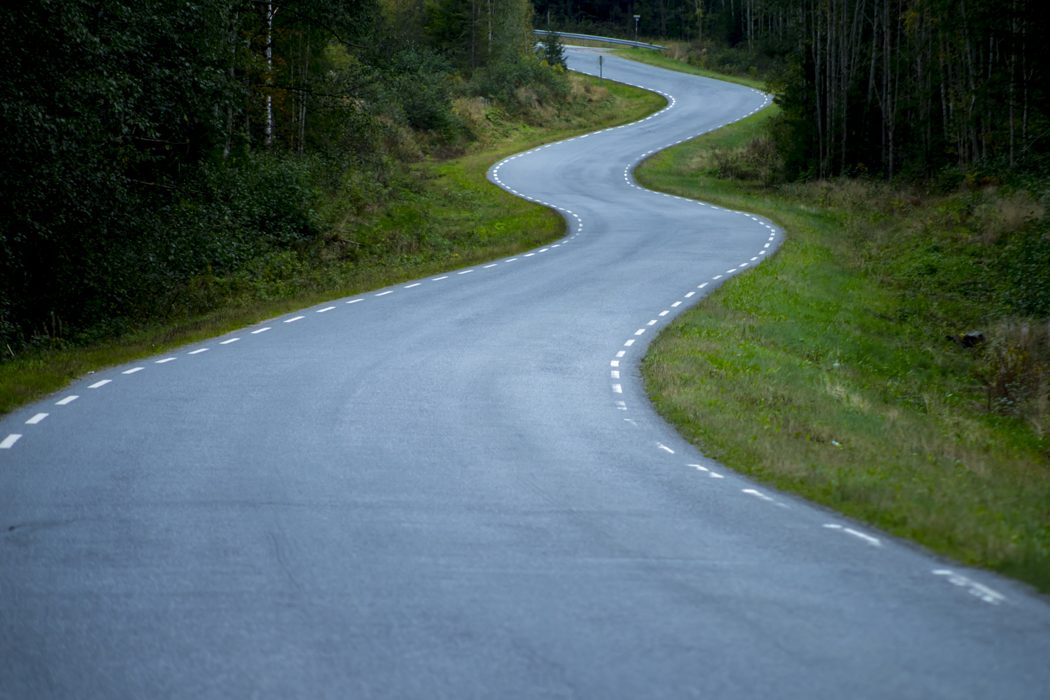 AF Nikkor 70-210mm f/4-5.6D sample photo. Winding road photography