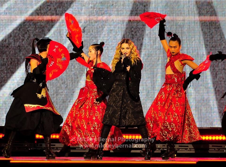 Madonna performs during her Rebel Hearts Tour at B ...