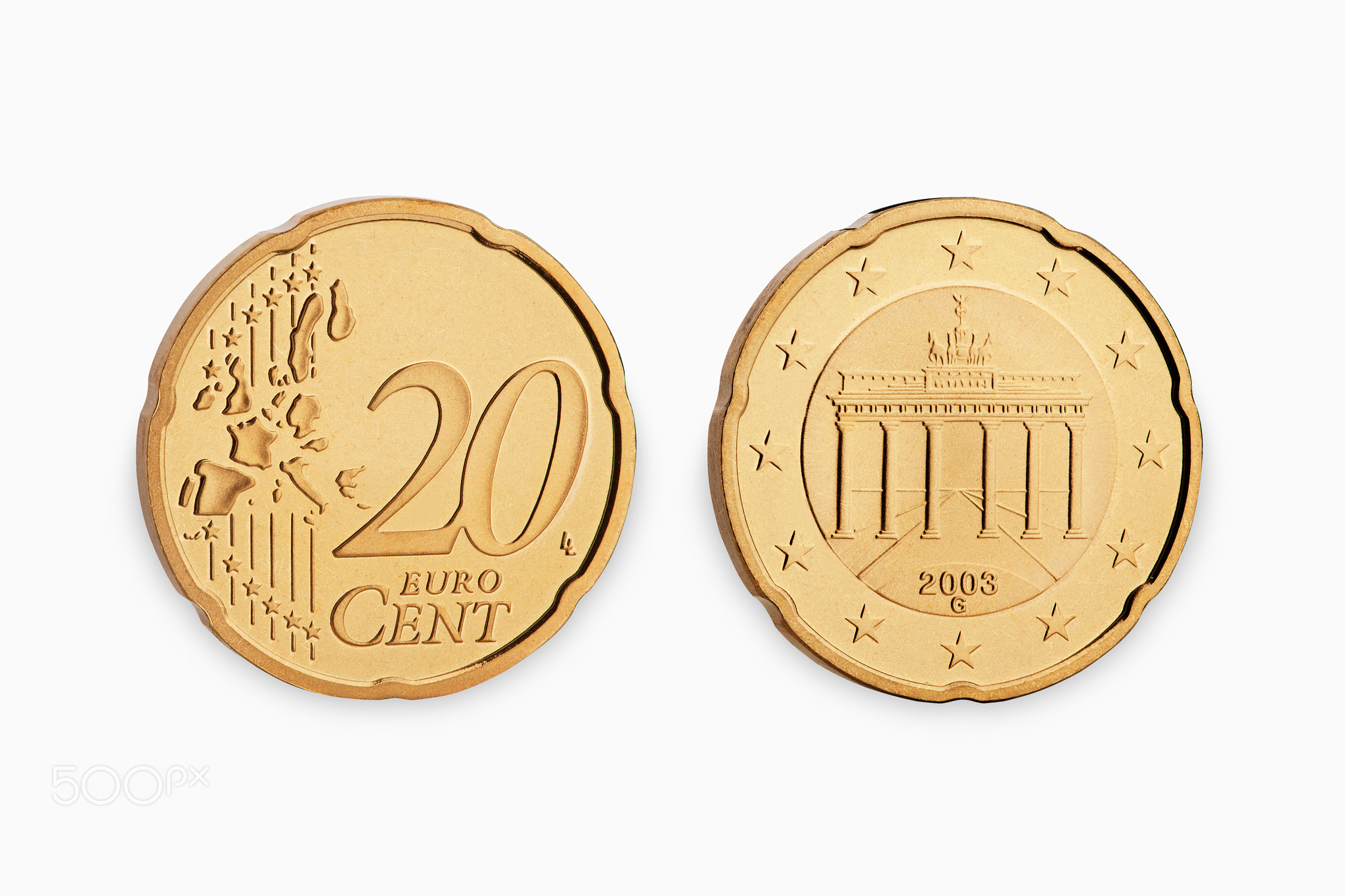 twenty euro coin cent