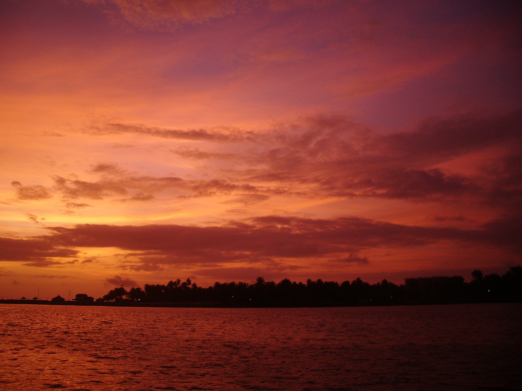 Pentax OPTIO S50 sample photo. Kerala sunset 1 photography