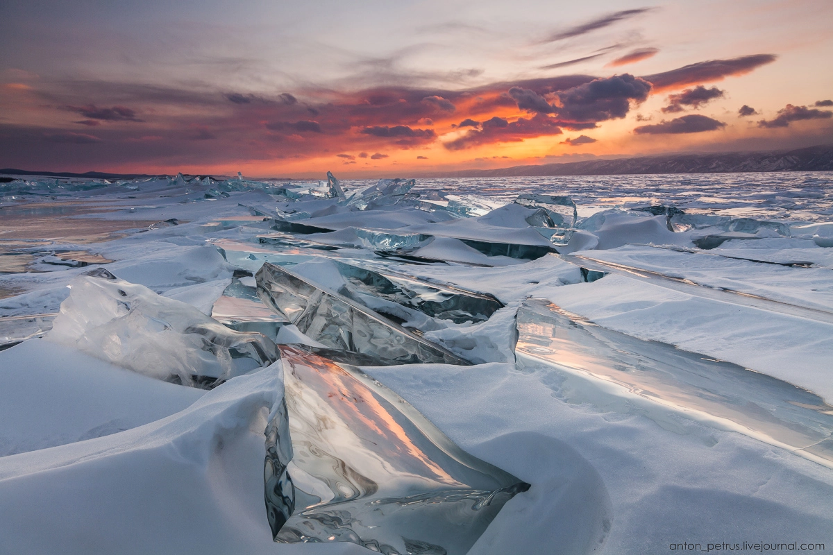 Canon EF-S 17-85mm F4-5.6 IS USM sample photo. Crystal sunset. baikal photography