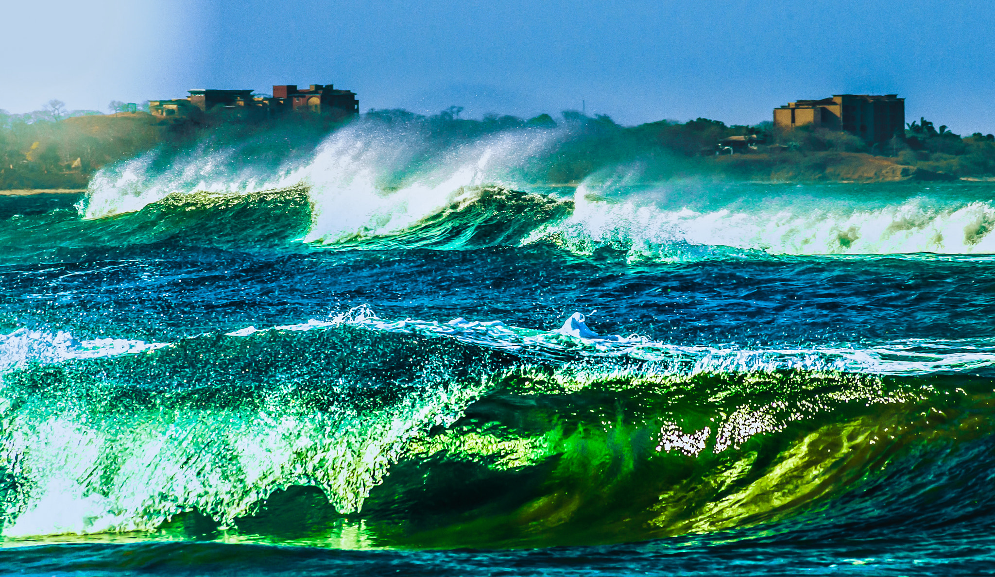 Sigma 70-300mm F4-5.6 APO DG Macro sample photo. Tamarindo waves photography