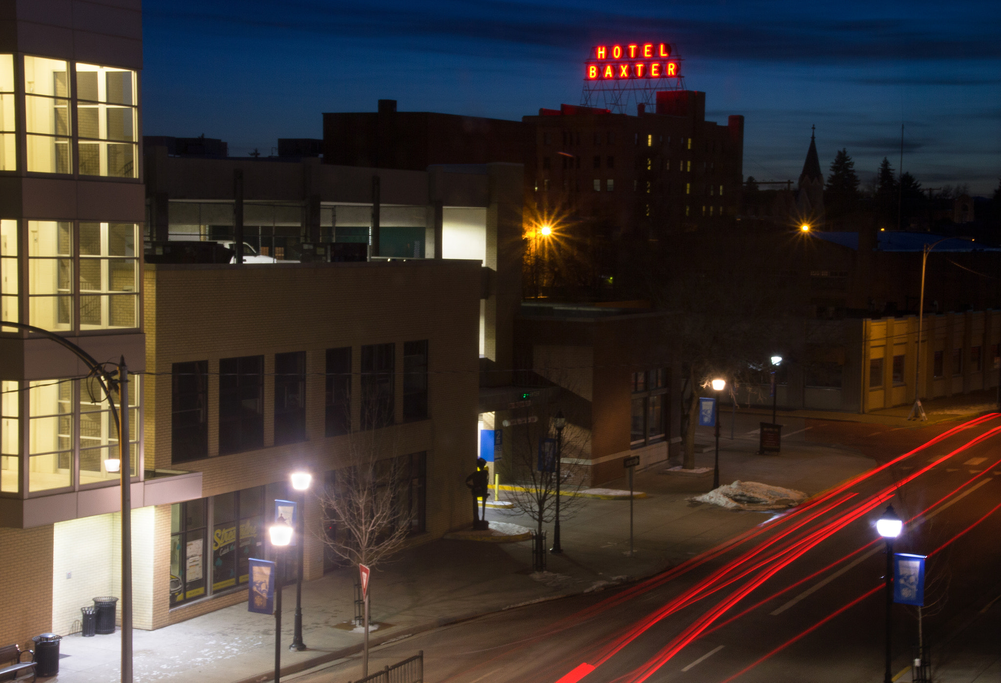 Canon EOS 550D (EOS Rebel T2i / EOS Kiss X4) sample photo. Bozeman light trails photography