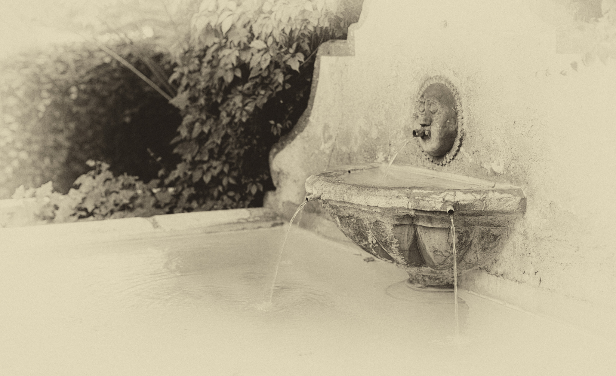 Sony a7 II + Sony 50mm F1.4 sample photo. Fountain guatemala photography