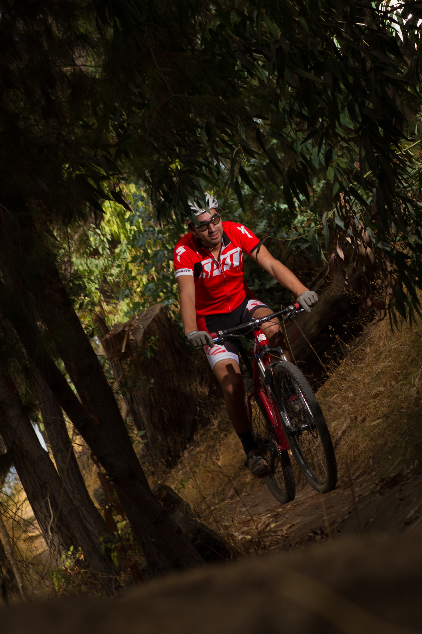 Canon EOS 7D + Canon EF 100mm F2.0 USM sample photo. Mountainbike photography