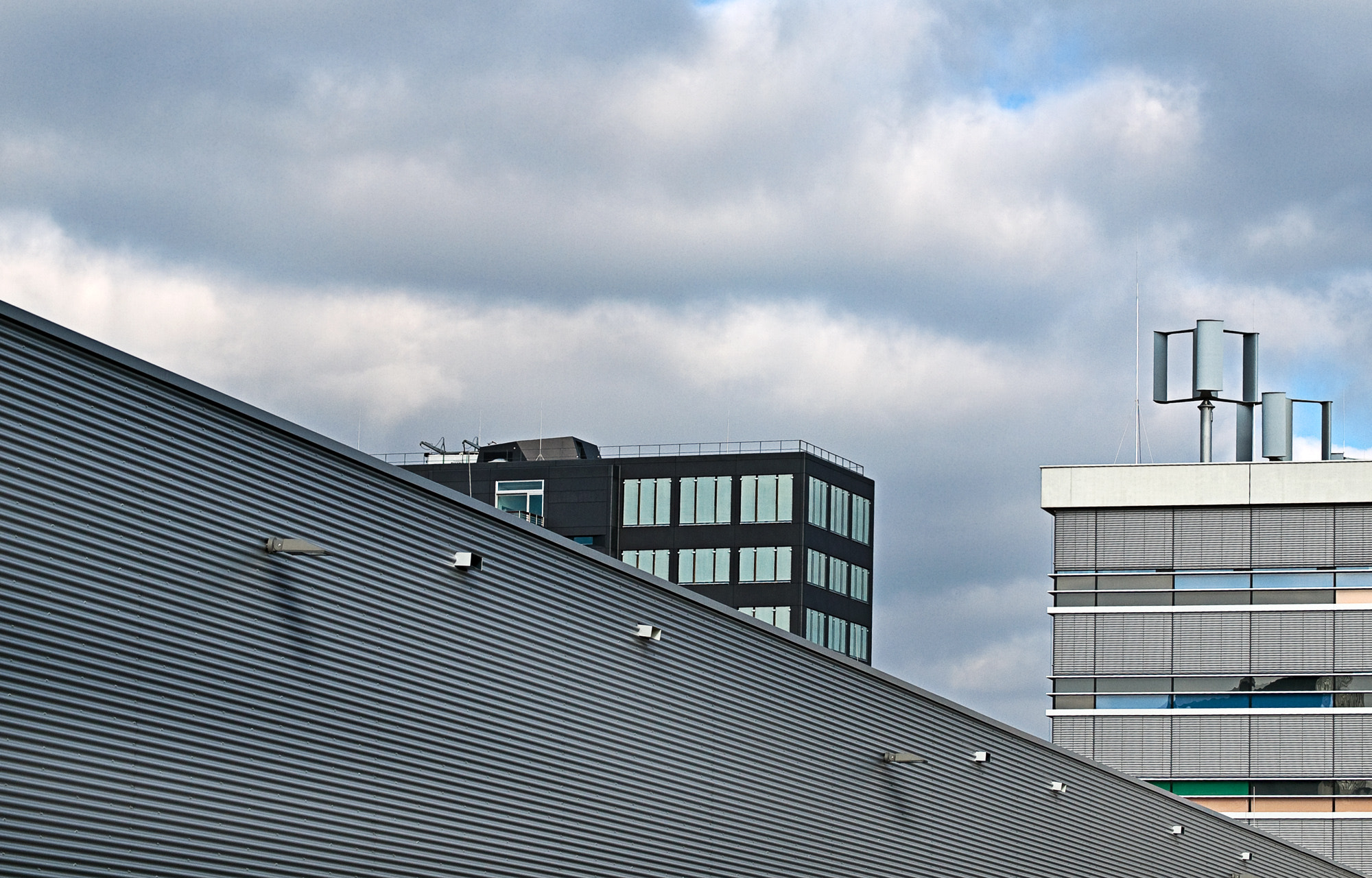 Olympus E-620 (EVOLT E-620) + OLYMPUS 50mm Lens sample photo. Geometry in industrial park photography