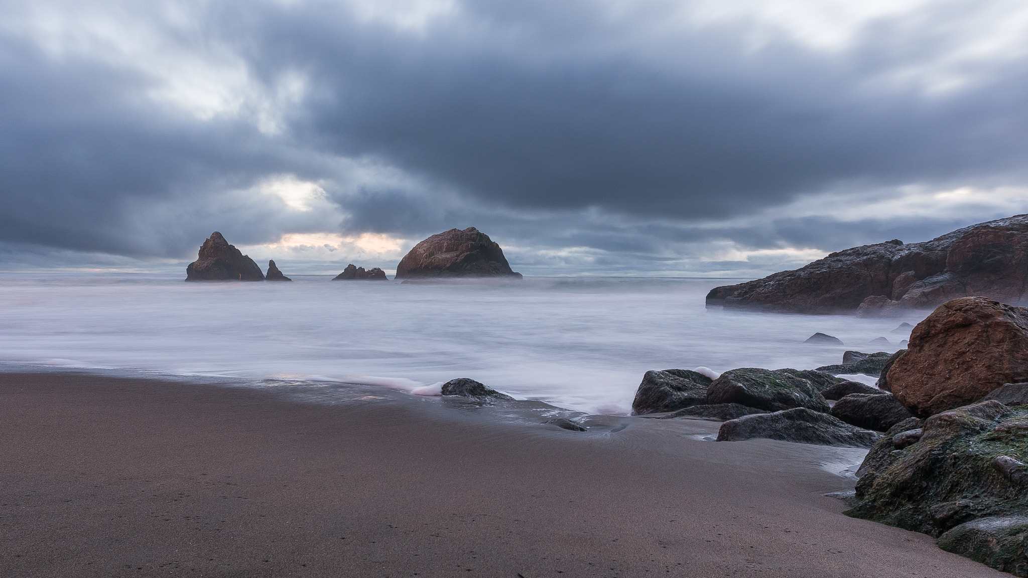 Sony Alpha NEX-6 + Canon EF 17-40mm F4L USM sample photo. Sutro baths photography