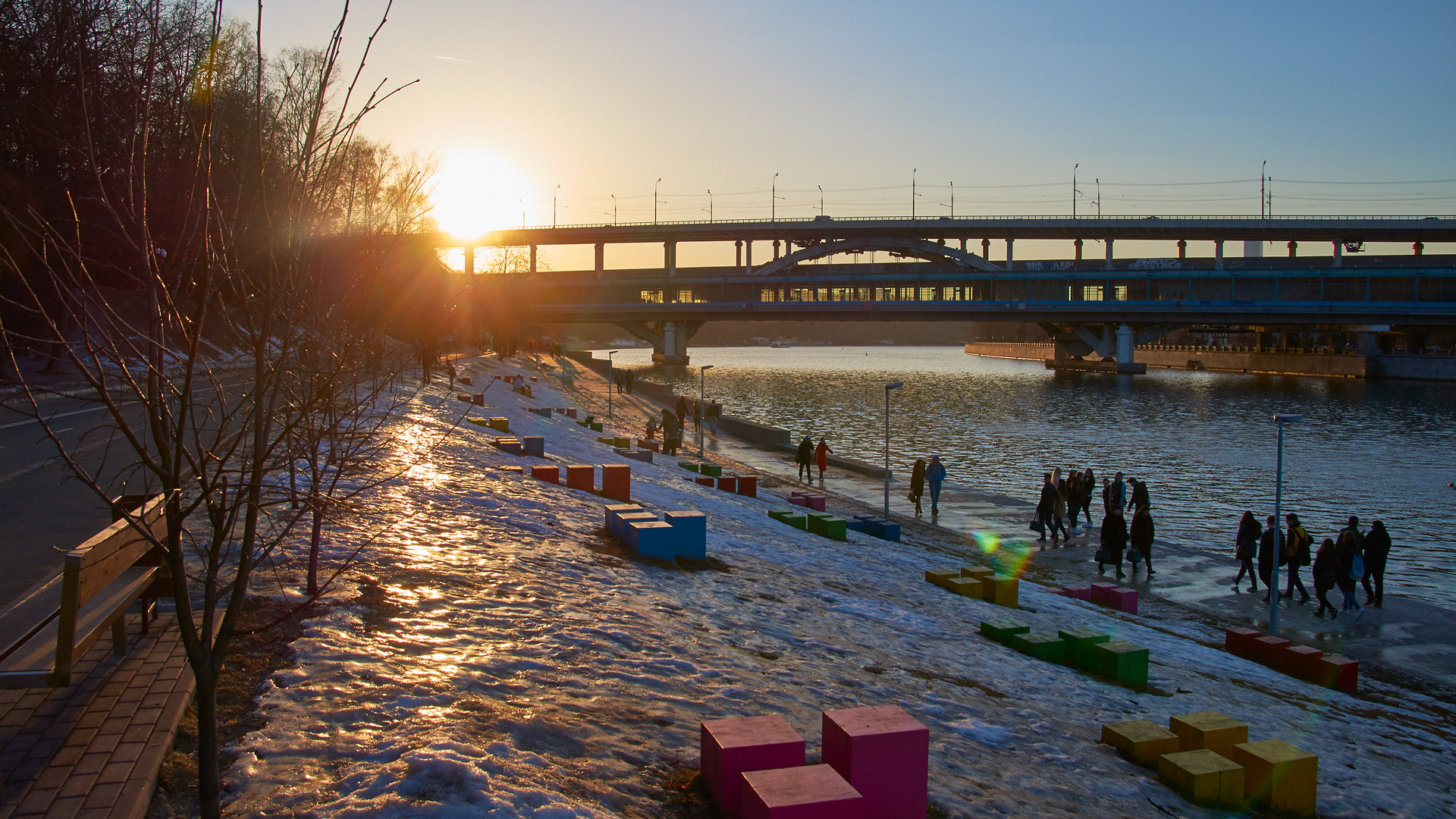 Sony SLT-A35 sample photo. Метромост photography