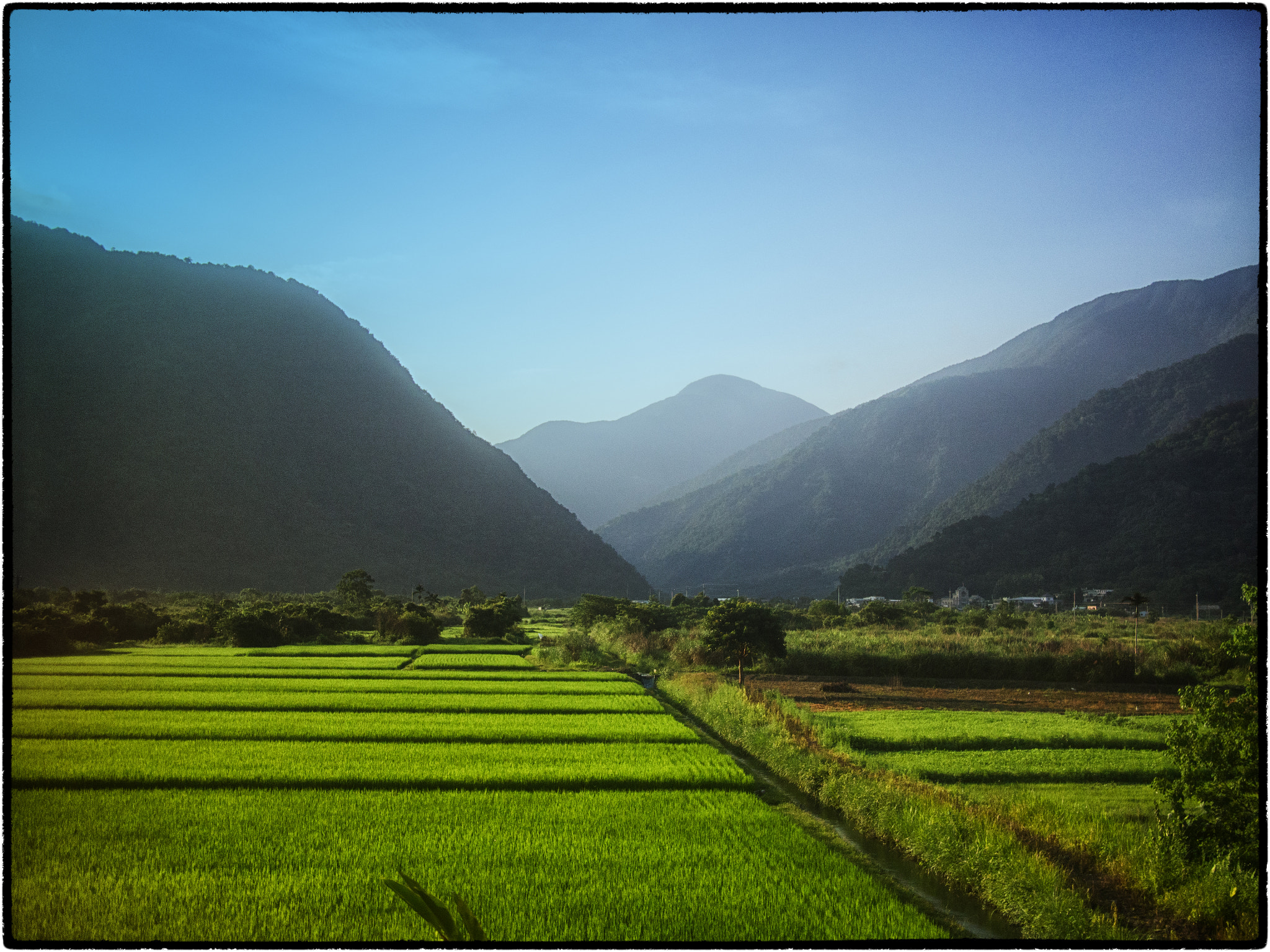 Olympus PEN E-P5 + LUMIX G 20/F1.7 II sample photo. Taiwanese countryside by train photography