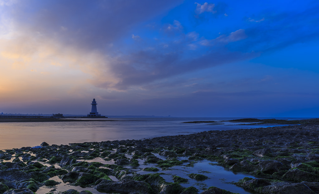 Lighthouse at sunset.Mardakan.Azerbaijan by Alexander Melnikov on 500px.com