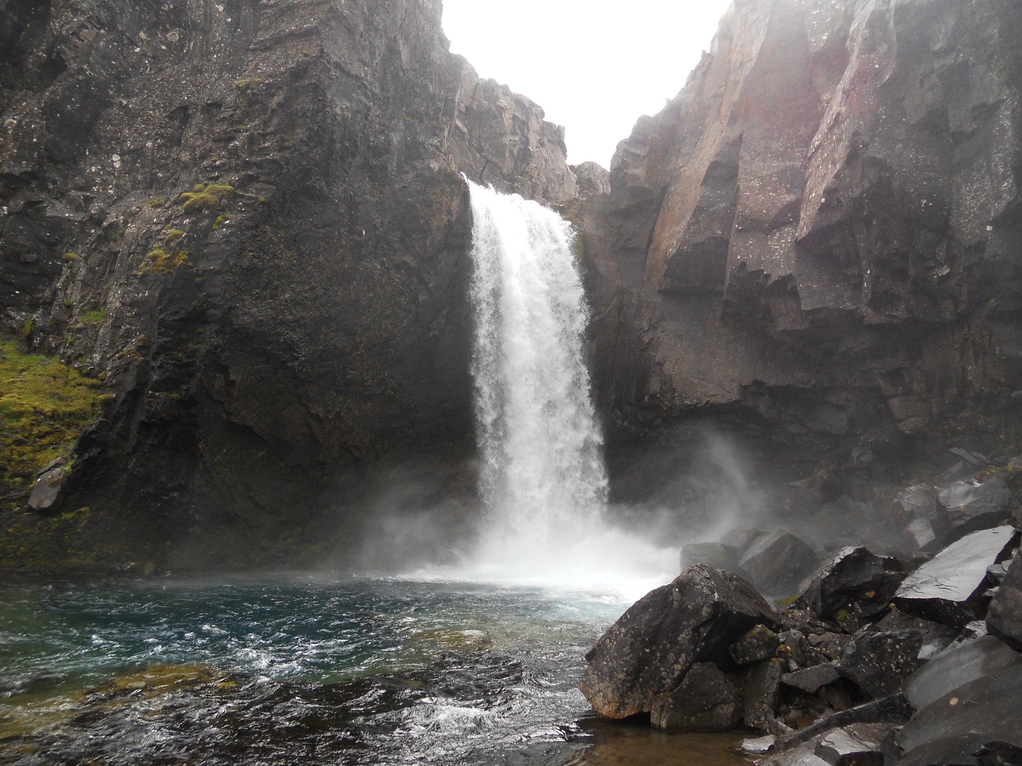 Nikon COOLPIX S2550 sample photo. Waterfall in iceland photography