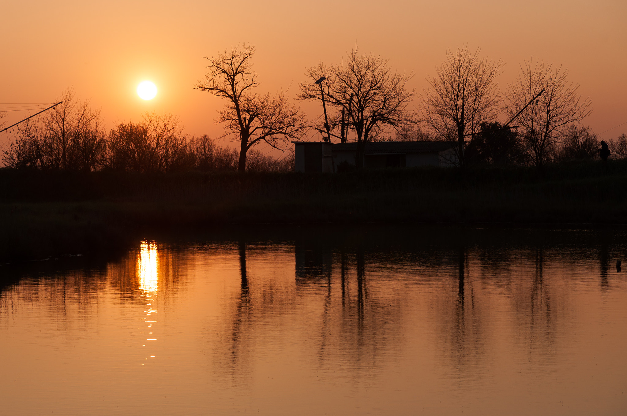 Sigma 17-70mm F2.8-4 DC Macro OS HSM | C sample photo. Tramonto nelle valli di comacchio photography