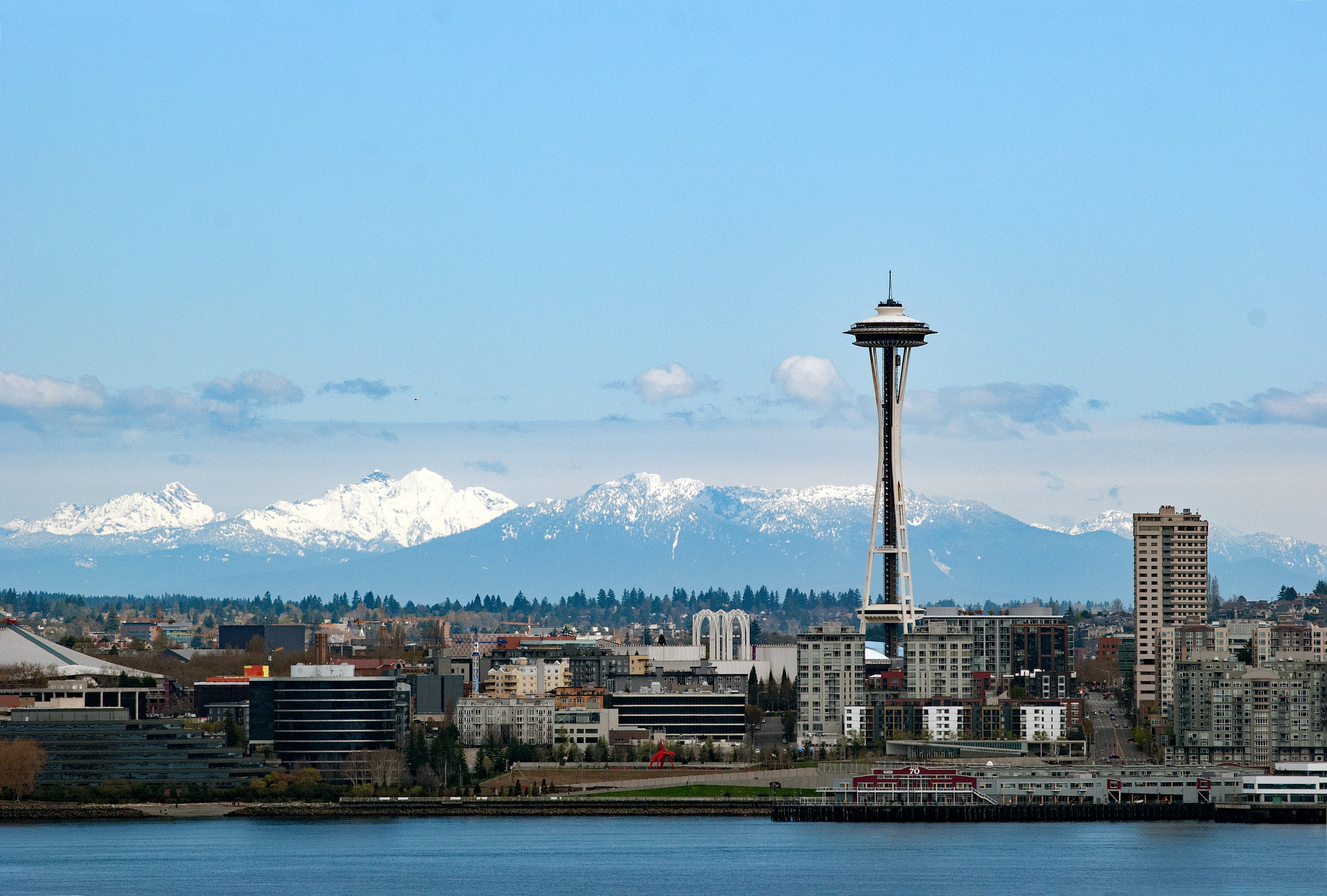 Nikon AF-Nikkor 80-200mm F2.8D ED sample photo. Space needle photography