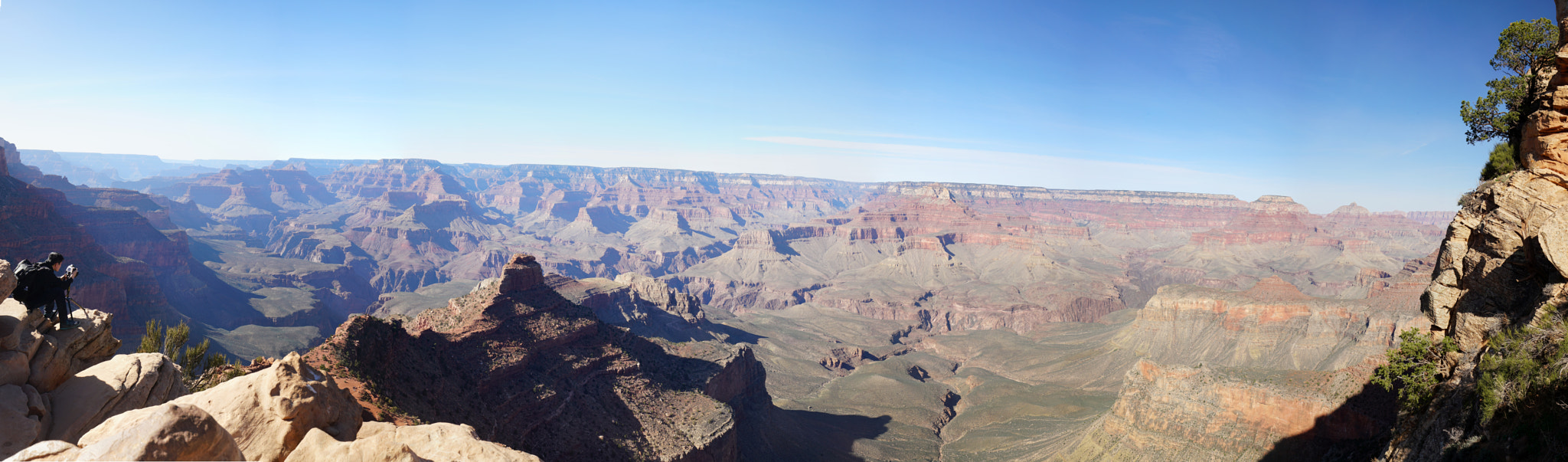 16-35mm F4 OSS sample photo. Grand canyon panorama photography