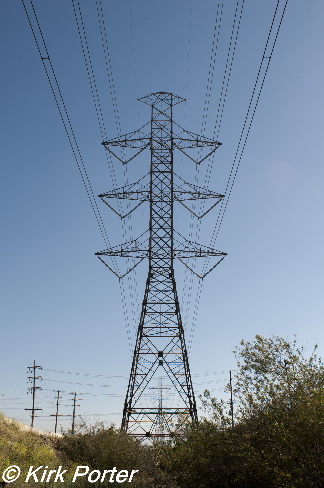 Nikon D300 + Nikon AF Nikkor 24mm F2.8D sample photo. High tention power lines photography