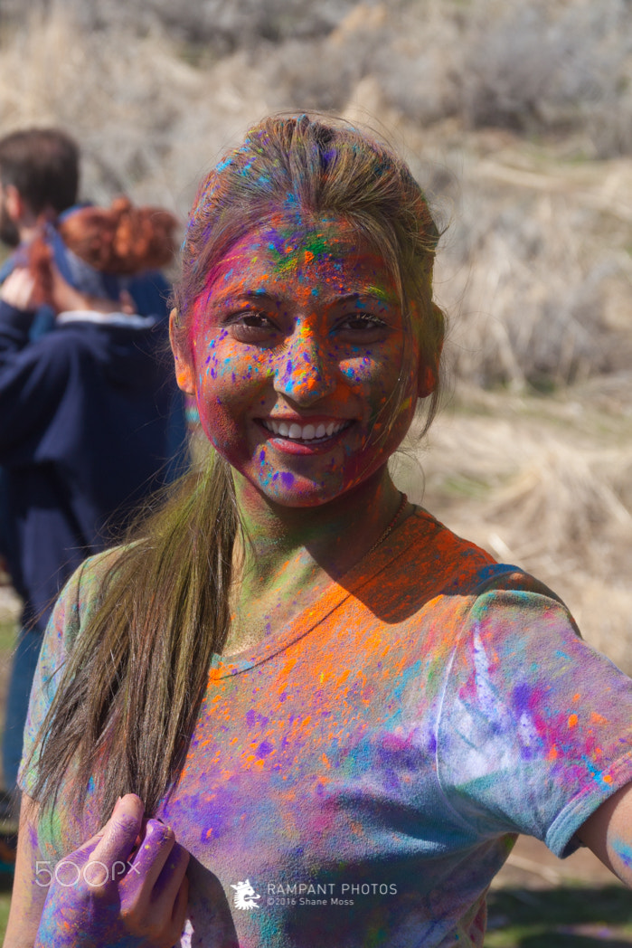 Canon EOS 450D (EOS Rebel XSi / EOS Kiss X2) + Canon EF-S 18-135mm F3.5-5.6 IS sample photo. Holi - festival of colors - 2016 photography