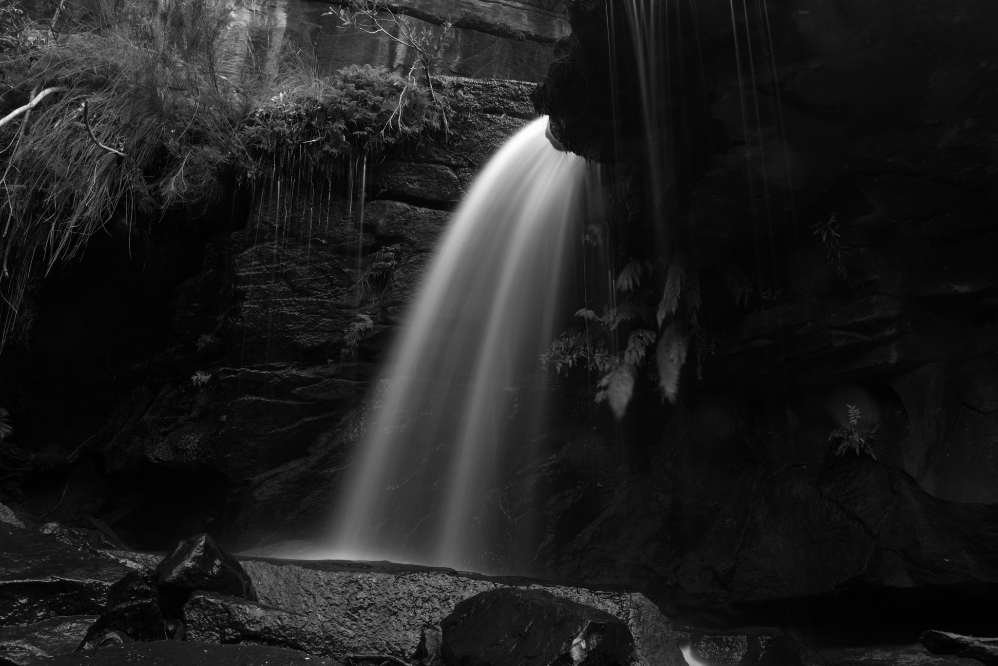 AF Zoom-Nikkor 28-80mm f/3.5-5.6D sample photo. Winifred falls, royal national park, nsw, australia photography